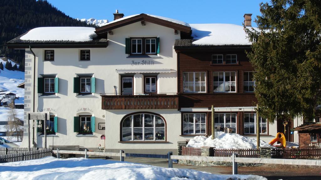 Appartamento Pension Hof Zur Stilli Davos Esterno foto